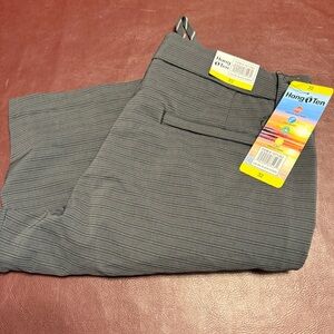 New Hang Ten Dark Gray Striped Patterned Short size 32